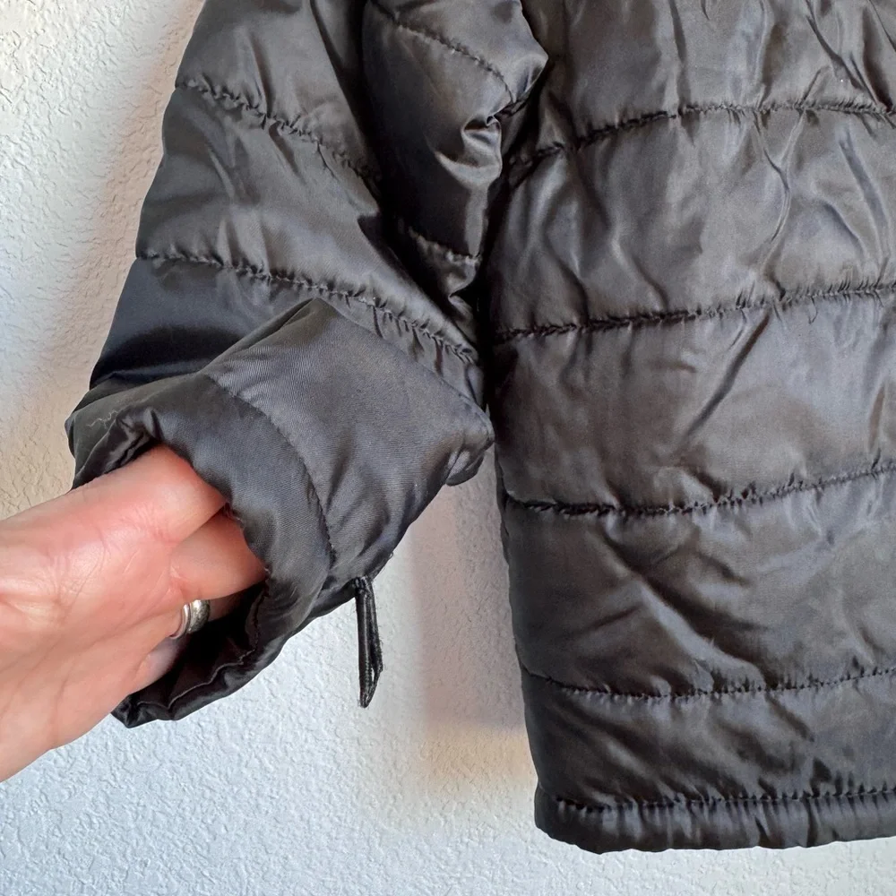 Reebok Kids Navy Black Quilted Puffer Jacket